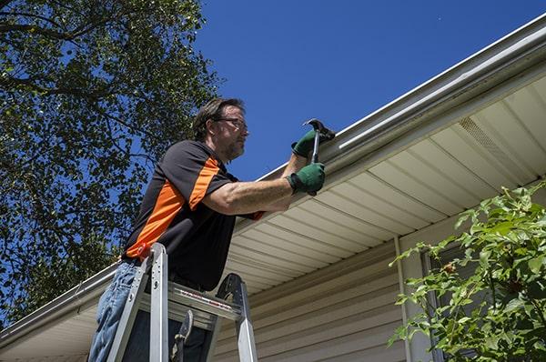 gutter repair is often necessary due to clogs, weather damage, or poor installation